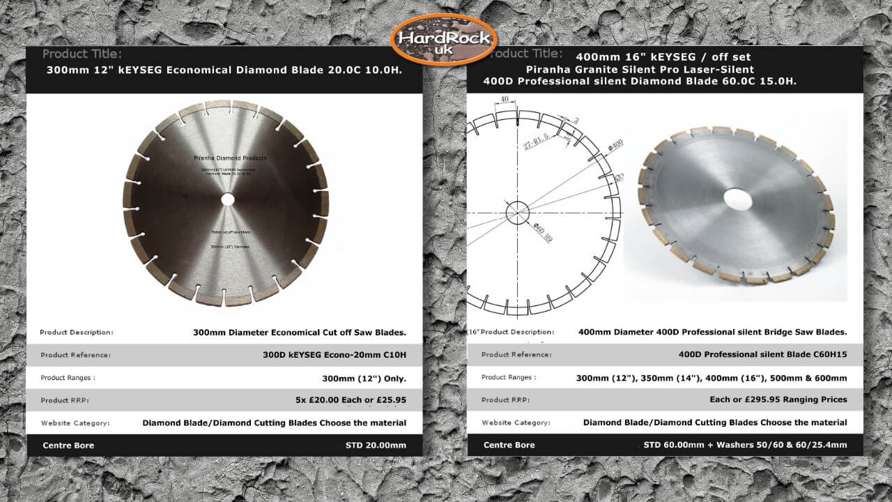 diamond blade keyseg granite