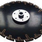 230mm D 9" black rhino piiranha diamond blade 22 23 centre & 6x flange holes