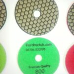 5 ceramica 800 grit dry diamond polishing pad