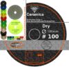 2 ceramica 100 grit dry diamond polishing pad