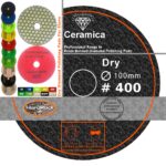 4 ceramica 400 grit dry diamond polishing pad