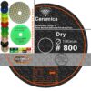 5 ceramica 800 grit dry diamond polishing pad