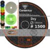 6 ceramica 1500 grit dry diamond polishing pad