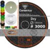 8 ceramica 3000 grit dry diamond polishing pad