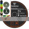 Dry Ceramica Diamond Polishing pads Black Buff Grit Only 100mm diameter