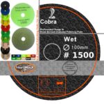 1500# Cobra Wet Diamond Polishing Pad Only light green