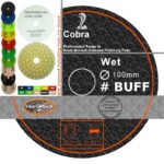 wet Cobra Diamond Polishing pads White buff grit only