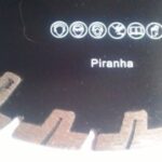 230mm D Pack of 5 Rhino Turbo Piranha Diamond Blade