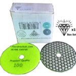 Dry Ceramica Diamond Polishing pads 100 Grit Box of 10x 100mm diameter