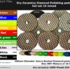 0 ceramica 30 grit dry diamond polishing pad