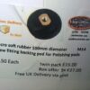 100mm Dia RUBBER VELCRO BACKING M14