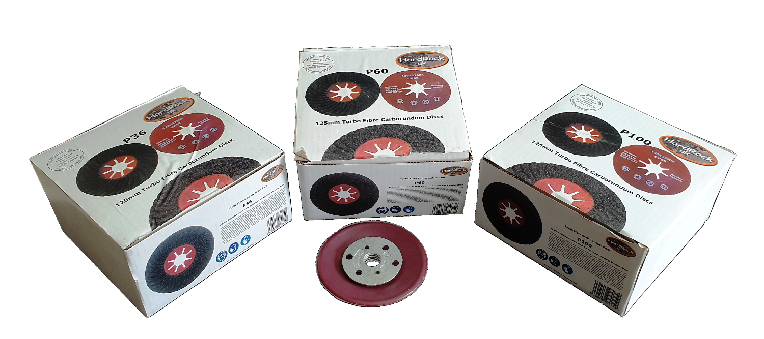 All grits carborundum sanding discs