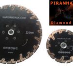 125mm Rhino Black Granite Turbo Diamond Blade with flange holes flush cutting