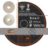 100mm velcro Plastic solid Snail packing pad