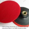 100mm Dia Plastic with FOAM velcro backing holder M14