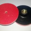 100mm Dia Plastic with FOAM velcro backing holder M14