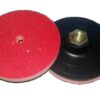 100mm Dia Plastic with FOAM velcro backing holder M14