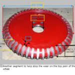 350D Pro Piranha U slot Milling Wheel x for Sand stone