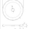 350D Pro Piranha U slot Milling Wheel x for Sand stone