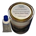 Stone Glue 1ltr Adhesive Polyester Resin & Hardener Tin