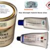 Stone Glue 1ltr Adhesive Polyester Resin & Hardener Tin