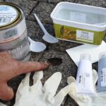 Stone Glue 1ltr Adhesive Polyester Resin & Hardener Tin