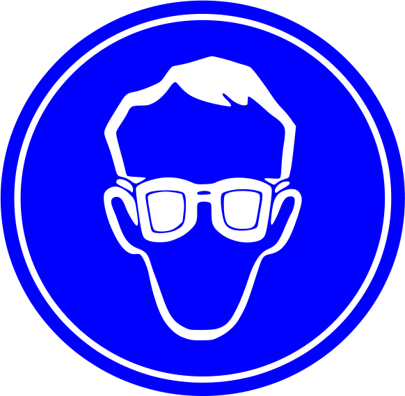 Image result for goggles safety symbol