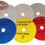 3 Step Quartz Wet / Dry Diamond Polishing Pads full set 3-100D