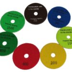 Set of 7 mixed # Grit Diamond polishing pads COBRA-7# Mixed