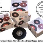 125 carborundum resin fibre sanding discs mega sales offer deal